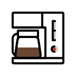 Drip Coffee Maker SVG Icon